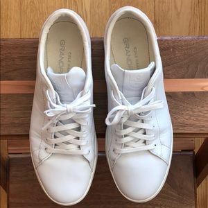 Cole Haan GrandPro leather lace-up tennis sneakers